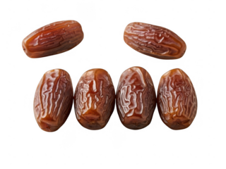 Dates, isolated on transparent background