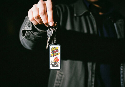 Key Chain Mockup