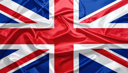 Union Jack Flag Featuring Crosses of Saints George, Andrew, and Patrick for UK National Symbol and Heritage