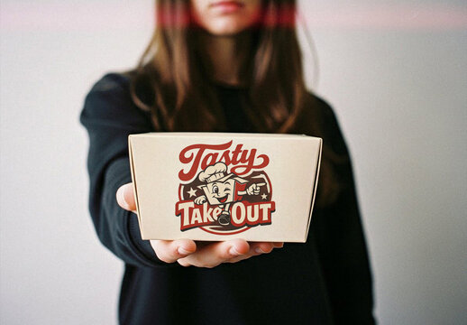 Take Out Box Mockup