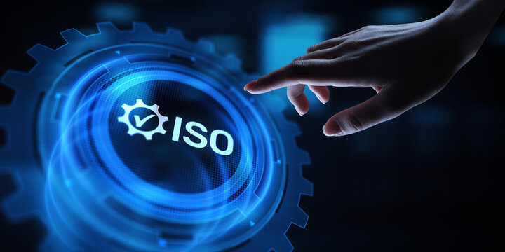 ISO standards quality control assurance warranty business technology concept.