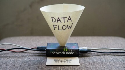 Data Flow Network Node with Real-Time Control