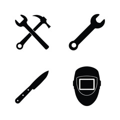 Industrial Fabrication and Hand Tool Silhouette Collection
