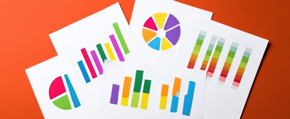Colorful graphs and charts are treasure maps revealing important business insights clearly