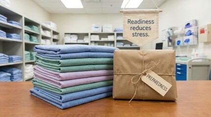 Hospital Supplies Stack and Preparedness Package
