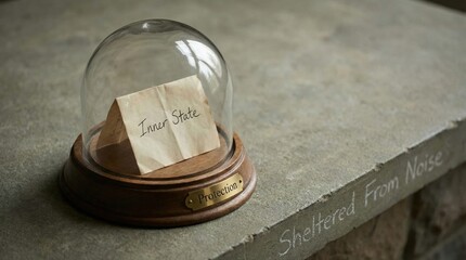 Inner State Protected Under Glass Dome