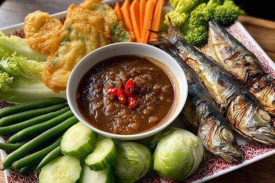 Nam prik kapi, Shrimp paste dip