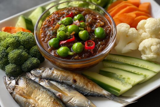 Nam prik kapi, Shrimp paste dip