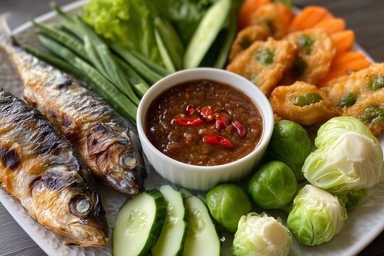Nam prik kapi, Shrimp paste dip