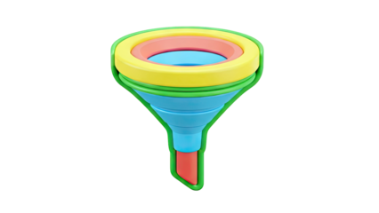Colorful Funnel Diagram