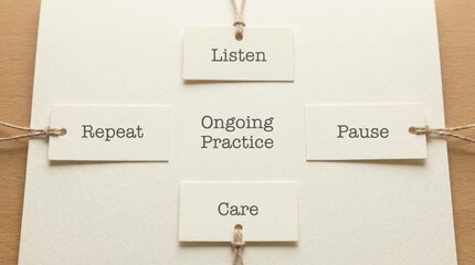 Ongoing Practice concept with related terms on tags