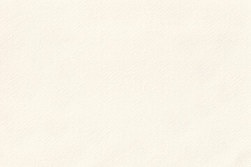 Fototapeta premium Texture of plain cream colored paper. The textured surface of watercolor paper with raised and recessed areas.