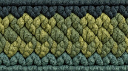 Close Up Woven Fabric Pattern With Gradient Colors