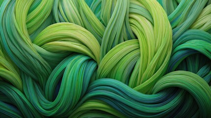 Abstract Green Pixelated Texture