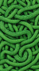 Intricate Green Pixelated Pattern