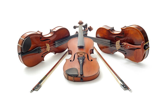 violins in studio