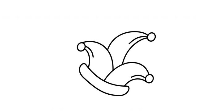april fools hat outline