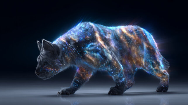 Gene Therapy for Cancer Treatment Concept Cancer therapy with T cells and DNA. Abstract image of human genetics, where glowing DNA mutation threads merge with digital elements - Powered by Adobe