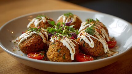 Gourmet meal of grilled lamb chops and cooked beef stew served with vegetables and rice on a restaurant plate for a delicious traditional dinner