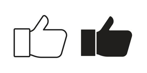 Obraz premium Like icon suitable for mobile application.