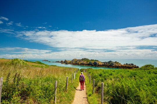 Cancale, France. Pointe du Grouin viewpoint