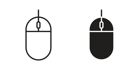 Mouse icon suitable for mobile application.