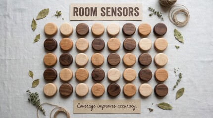 Wood Room Sensors for Smart Home Technology