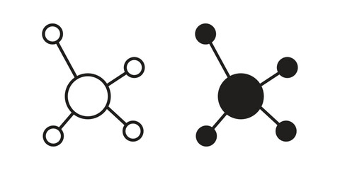 Particle icon suitable for mobile application.