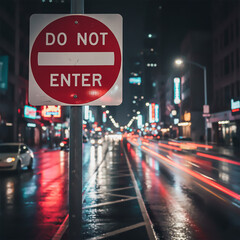 Road Sign Board, Dont Enter, 300 dpi
