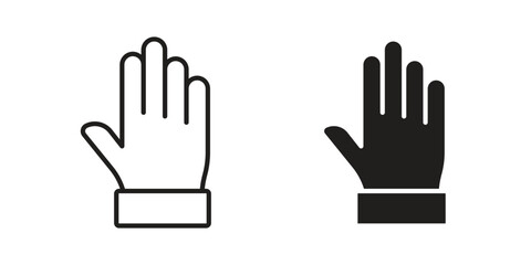 Obraz premium Stop icon suitable for mobile application.