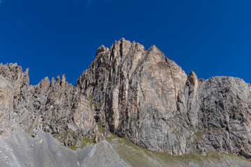 Fototapeta premium High-altitude scenery in the Cerces Massif, Savoie, French Alps
