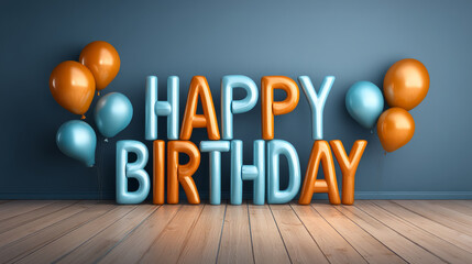 Abstract and beautiful background for use in social networks and advertising illustrating the birthday holiday.