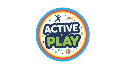 Obraz premium Active Play Logo Design Element.
