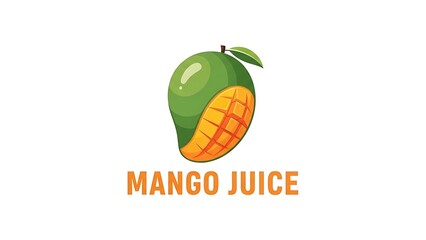 Delightful mango juice illustration illustration