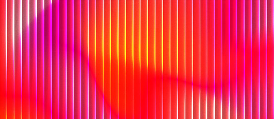 Abstract grainy ribbed glass background in colorful tones with glossy curved texture, vertical light lines and smooth gradient for use in luxury design or digital surface visuals © Rifaldi Riwansyah