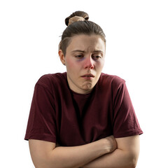 Obraz premium Sick Woman Portrait