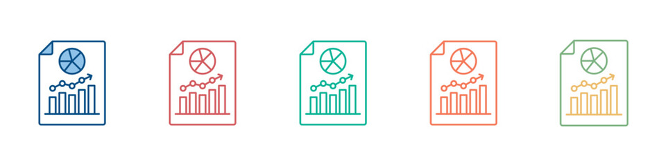 Growth Icon Set Multiple Style Collection 