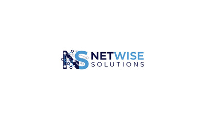 Fototapeta premium Netwise Solutions Company Logo Design.