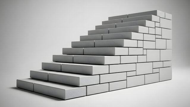 White Brick Staircase