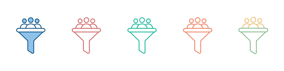 Lead Generation Icon Set Multiple Style Collection 