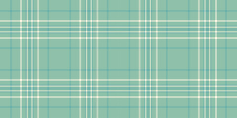Latin tartan background seamless, industry fabric texture vector. Purity pattern plaid check textile in pastel and teal colors.