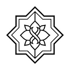 Intricate Islamic geometric patterns form a timeless design of repeating shapes and symmetry, symbolizing harmony, balance, and spiritual beauty in elegant, decorative art.