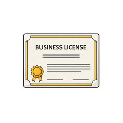 Business license certificate