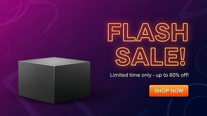 Flash sale event with up to 60% off on a variety of products, shop now for limited time deals