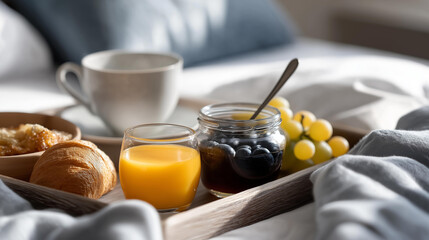 Morning routine concept, daily habits visualization, breakfast preparation imagery, personal care activities, wellness rituals representation, start-of-day practices, with copy space