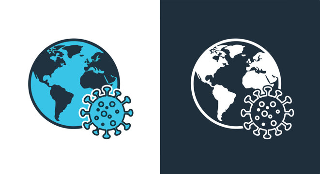 Global impact of pandemic illustrated