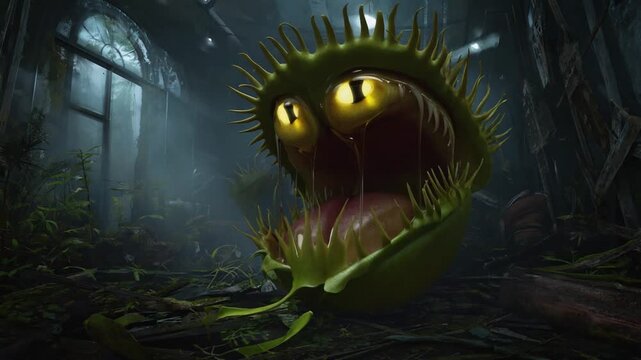 Terrifying carnivorous plant.