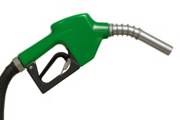 Green fuel pump nozzle fueling transportation energy concept