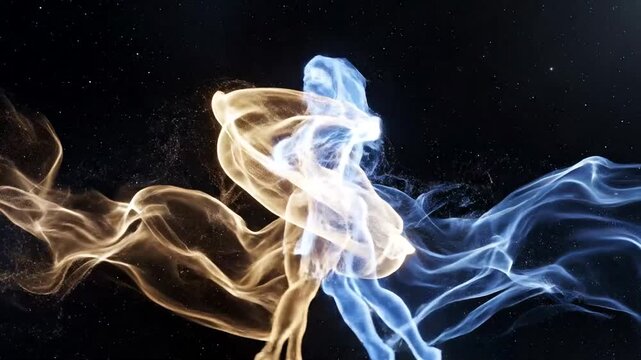 Ethereal Dance - A Symphony of Light and Form in Motion.