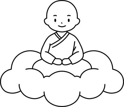 극락 흑백